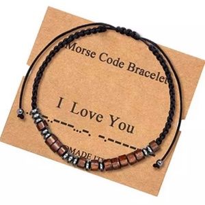 Morse Code Bracelet, for Men and Women
